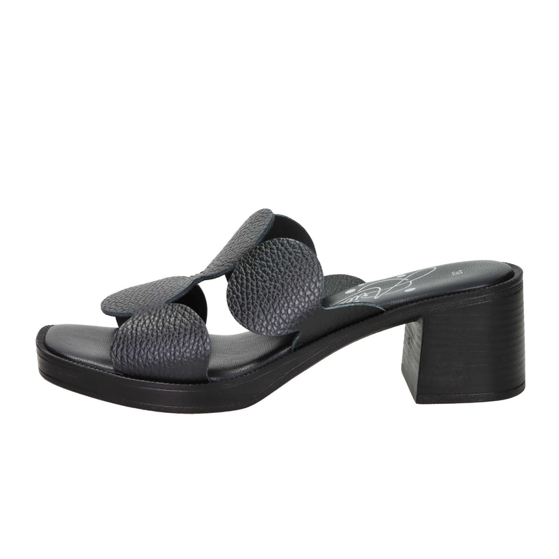 Ariel Women's Ciabatta with Heel 17244 Black