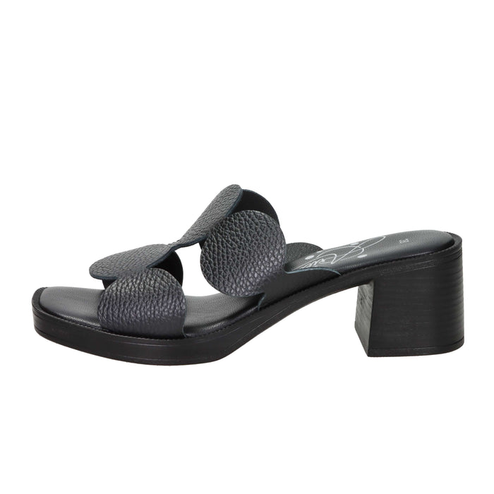 Ariel Donna Ciabatta con tacco 17244 Nero