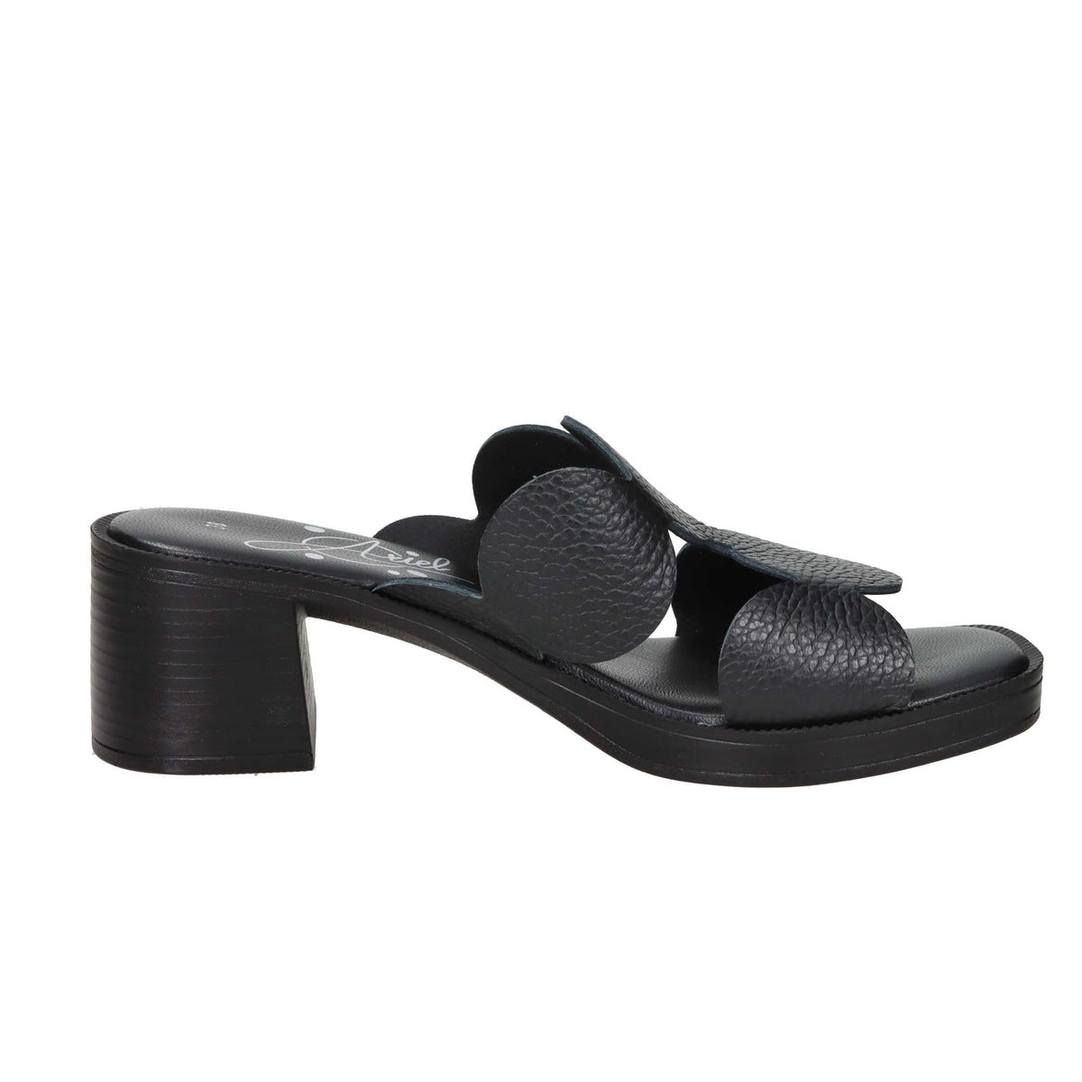 Ariel Women's Ciabatta with Heel 17244 Black