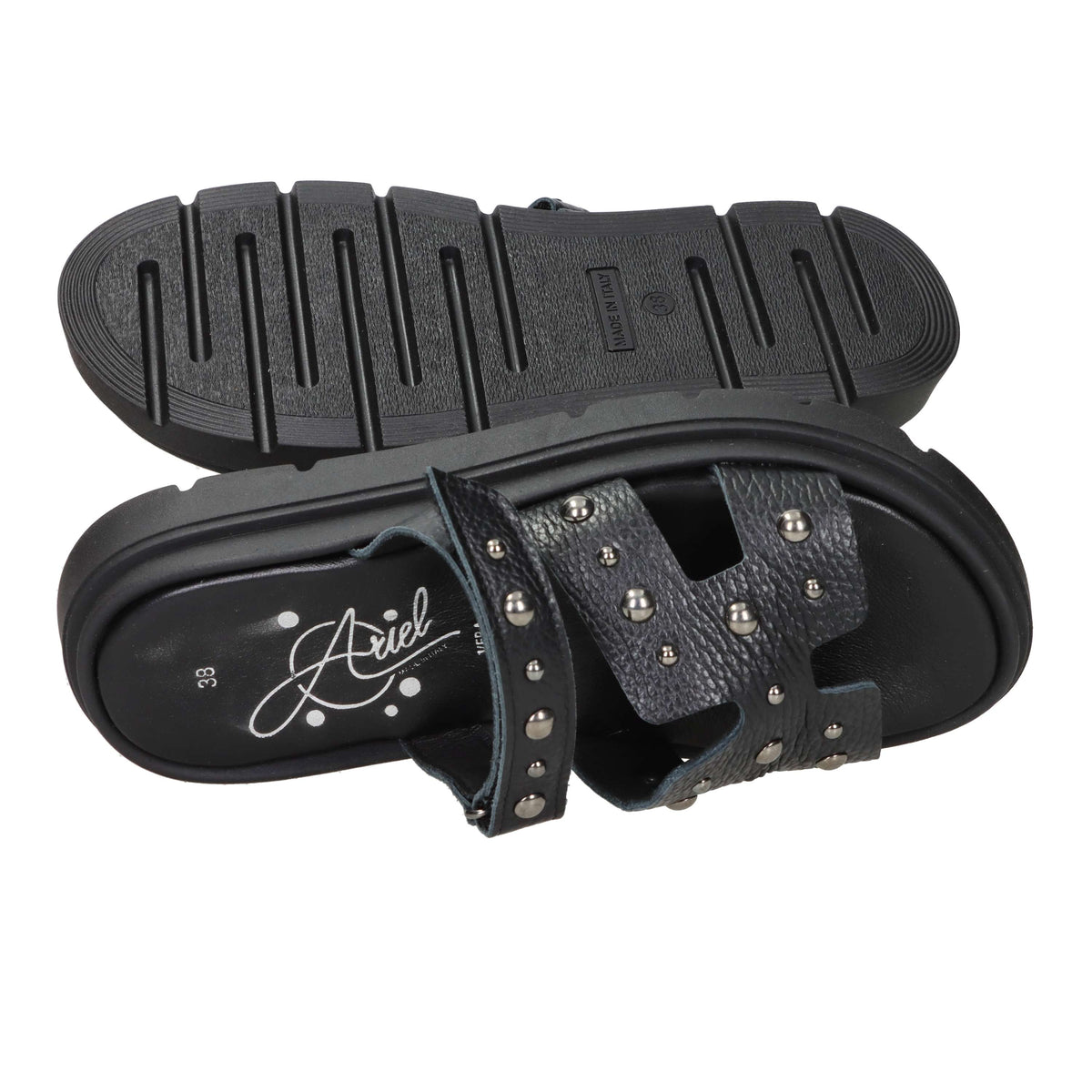 Sandalia baja para mujer Ariel 17226 Negro