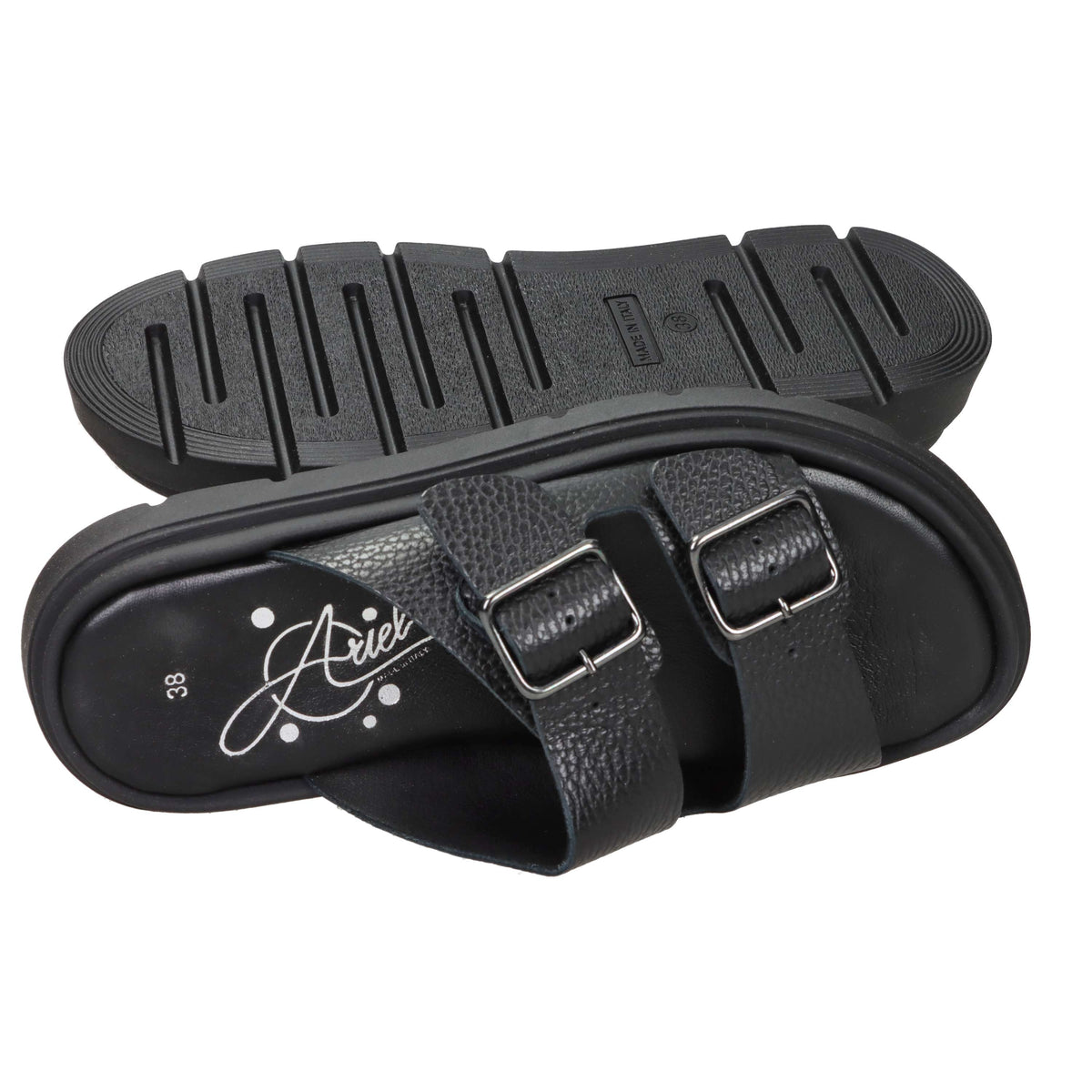 Sandalia baja para mujer Ariel 16365 Negro