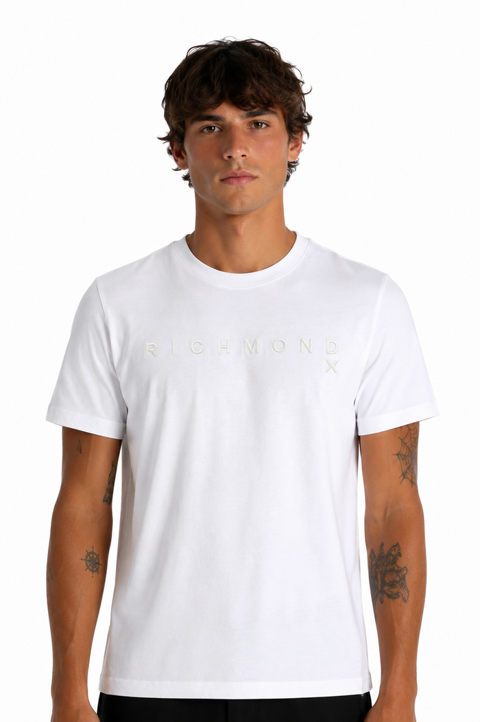 Richmond X Uomo T-shirt UMP26018TS Bianco