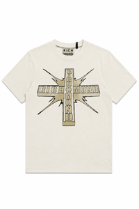 Richmond X Uomo T-shirt UMP26112TS Panna