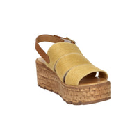 Sandalia con cuña para mujer Ariel 17171 Amarillo