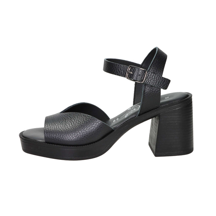 Ariel Donna Sandalo con tacco 17198 Nero