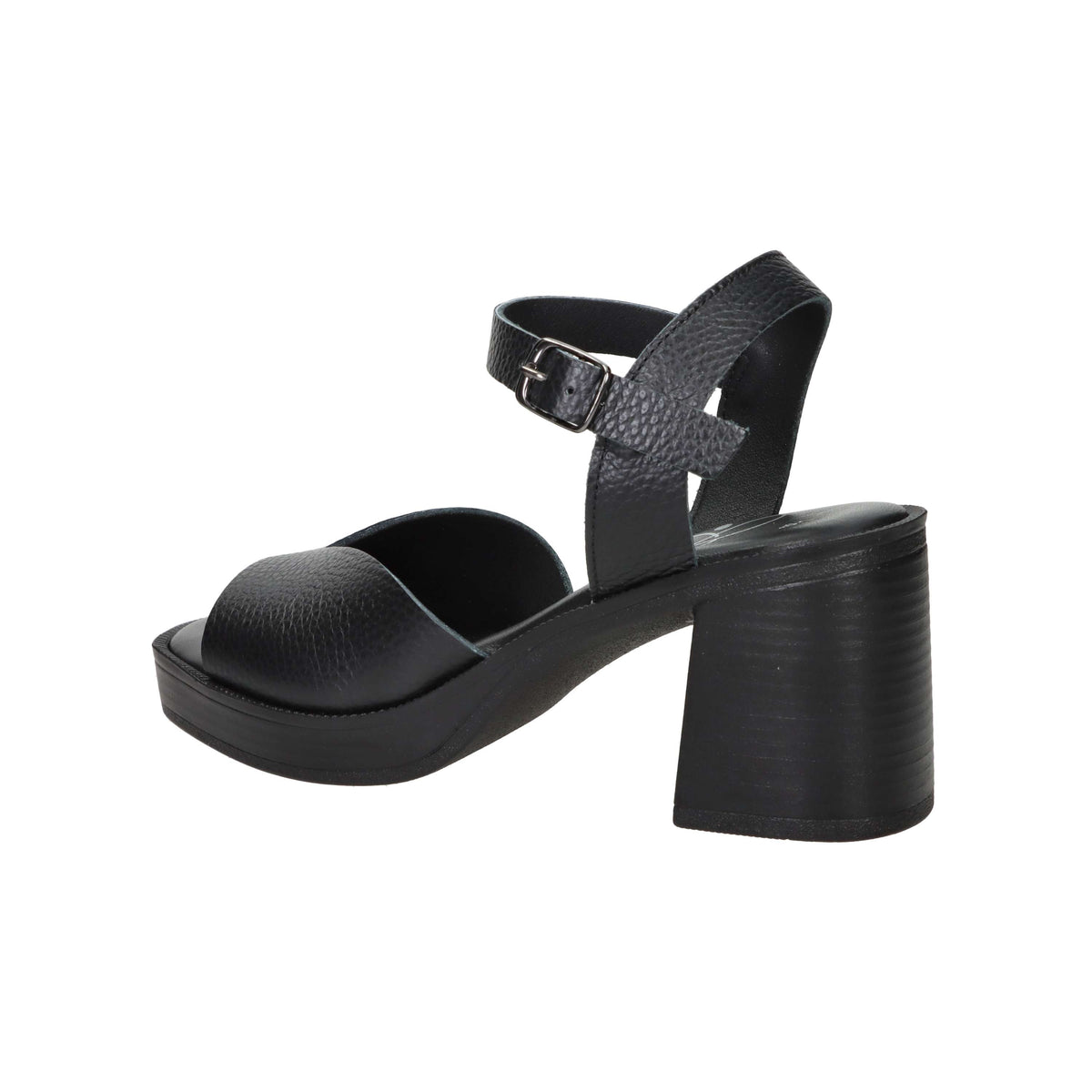 Ariel Donna Sandalo con tacco 17198 Nero