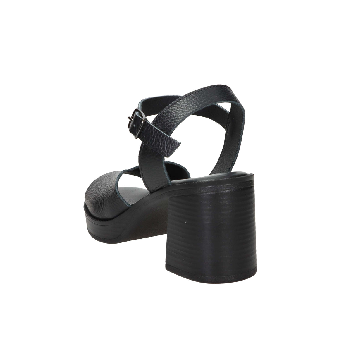 Ariel Donna Sandalo con tacco 17198 Nero