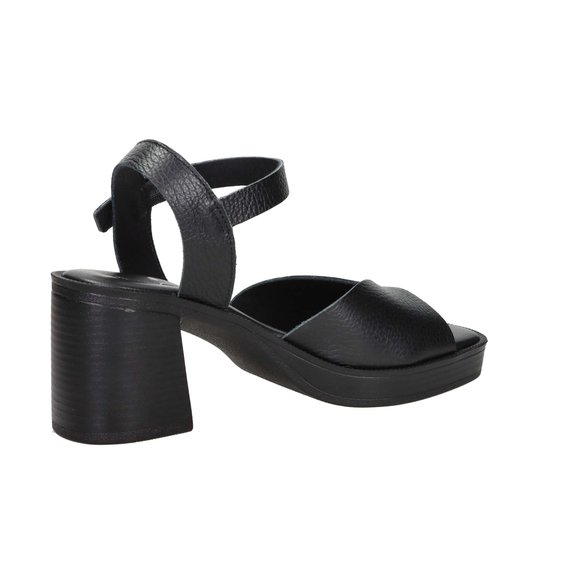 Ariel Donna Sandalo con tacco 17198 Nero