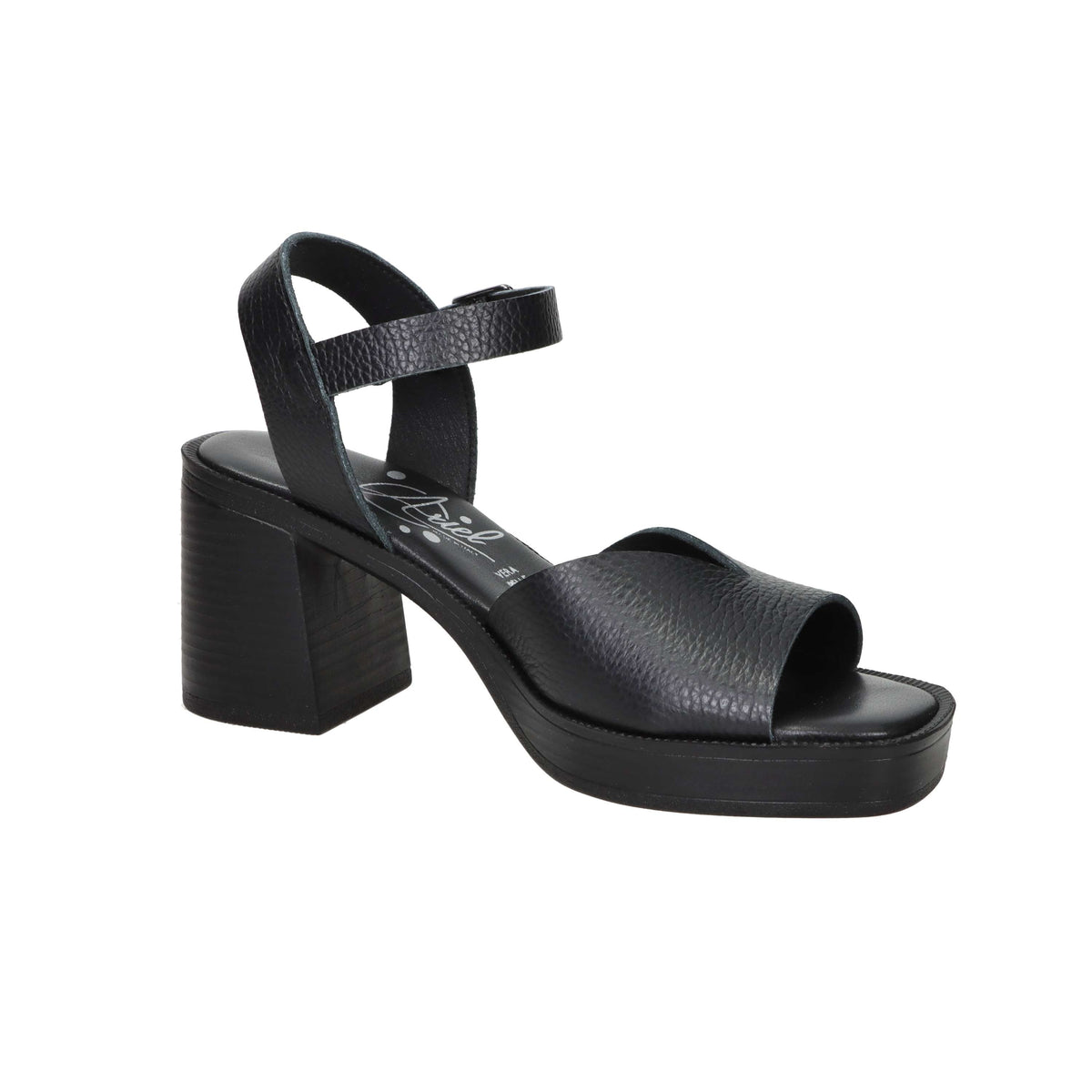Ariel Donna Sandalo con tacco 17198 Nero