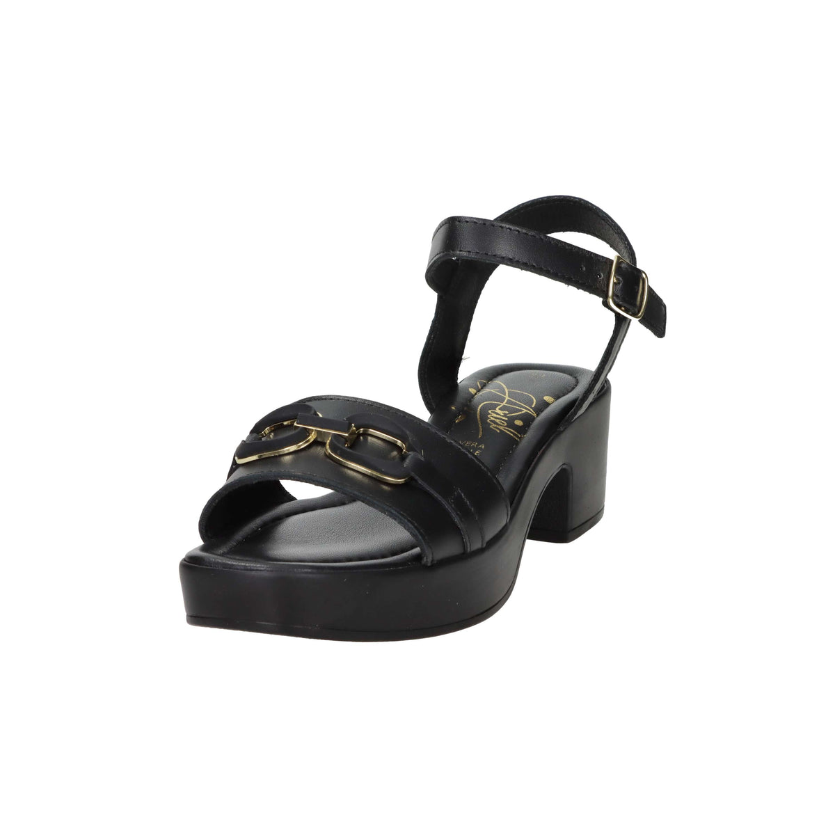 Sandalia con tacón para mujer Ariel 17232 Negro