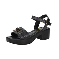 Sandalia con tacón para mujer Ariel 17232 Negro