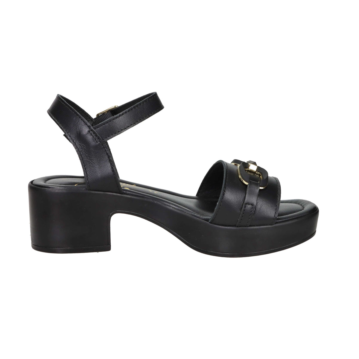 Sandalia con tacón para mujer Ariel 17232 Negro