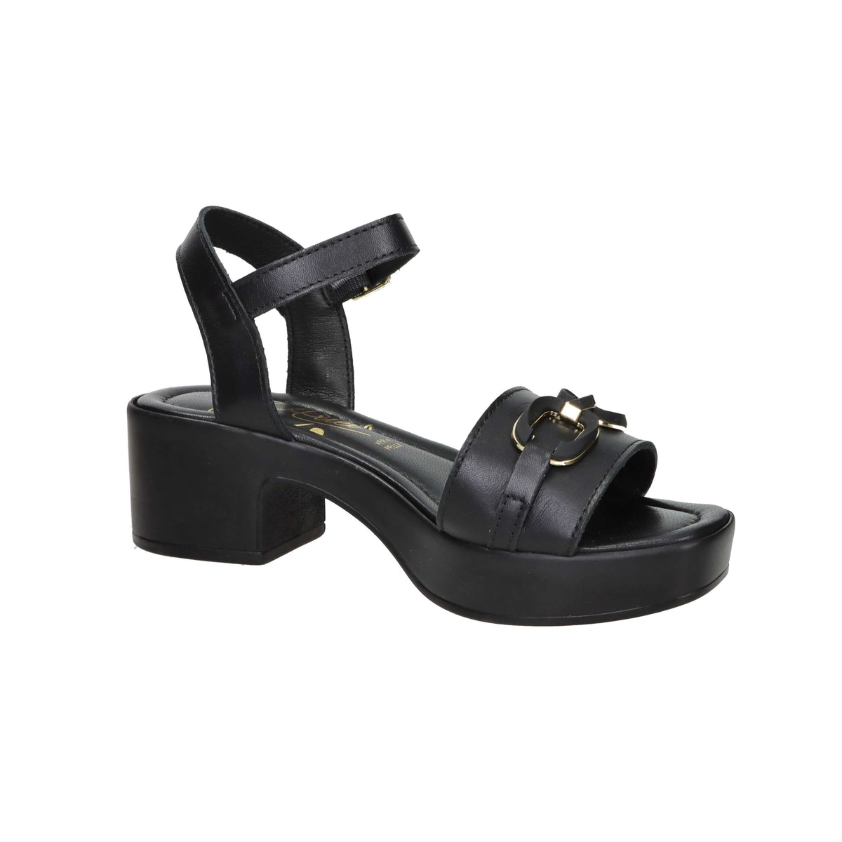 Sandalia con tacón para mujer Ariel 17232 Negro