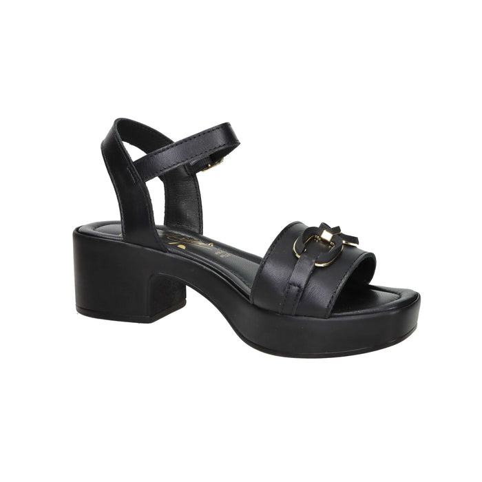 Sandalia con tacón para mujer Ariel 17232 Negro