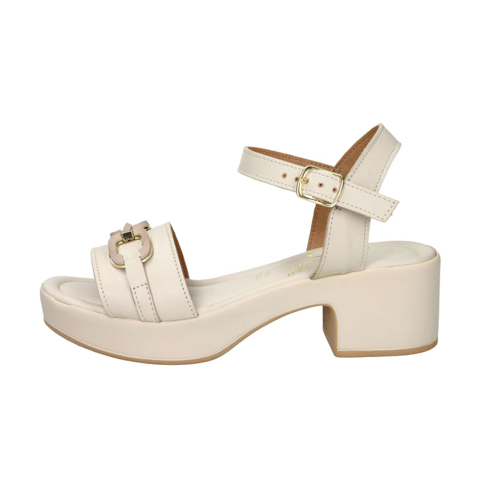 Sandalia con tacón para mujer Ariel 17232 Beige