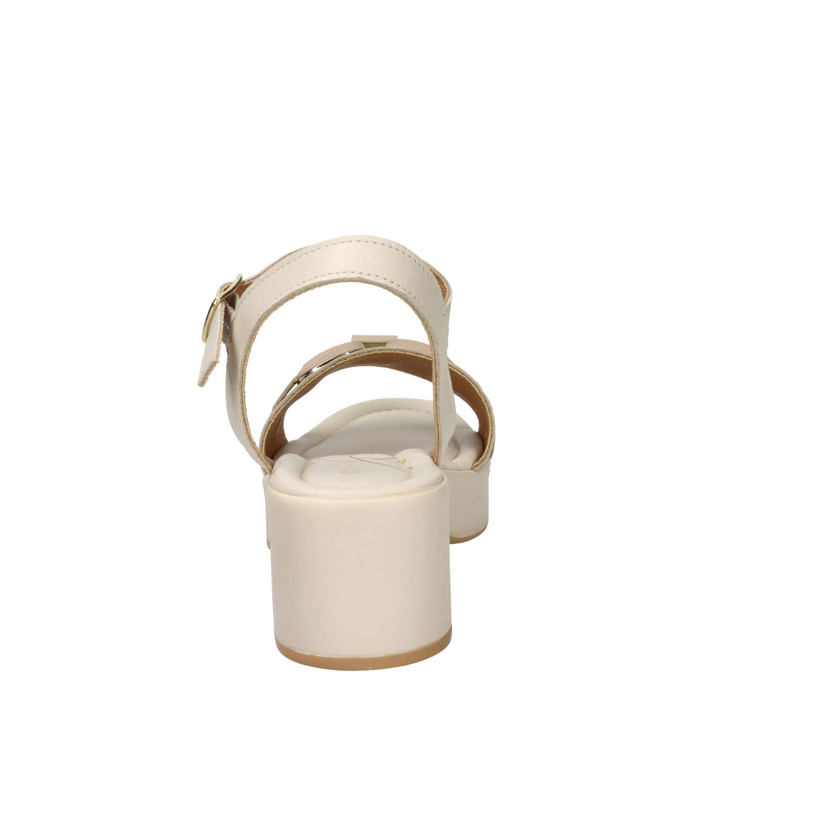 Sandalia con tacón para mujer Ariel 17232 Beige