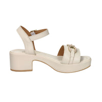 Sandalia con tacón para mujer Ariel 17232 Beige