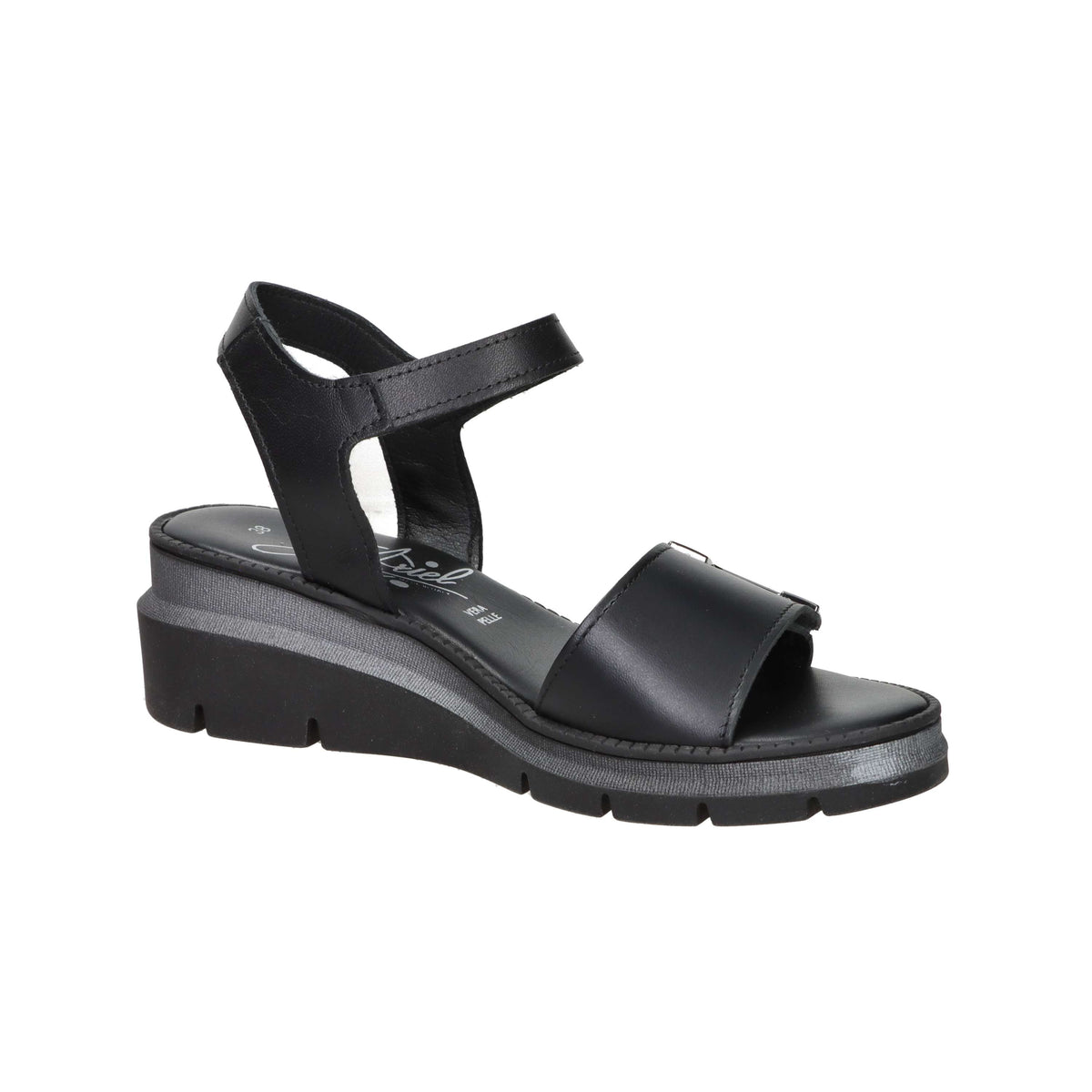 Ariel Women's Wedge Sandal 17142 Black