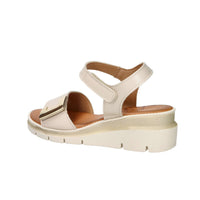 Ariel Donna Sandalo con zeppa 17142 Beige
