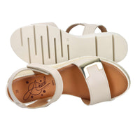 Ariel Donna Sandalo con zeppa 17142 Beige