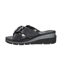 Sandalia con cuña para mujer Ariel 17152 Negro