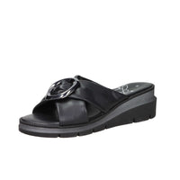 Sandalia con cuña para mujer Ariel 17152 Negro