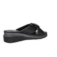Sandalia con cuña para mujer Ariel 17152 Negro