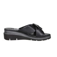 Sandalia con cuña para mujer Ariel 17152 Negro