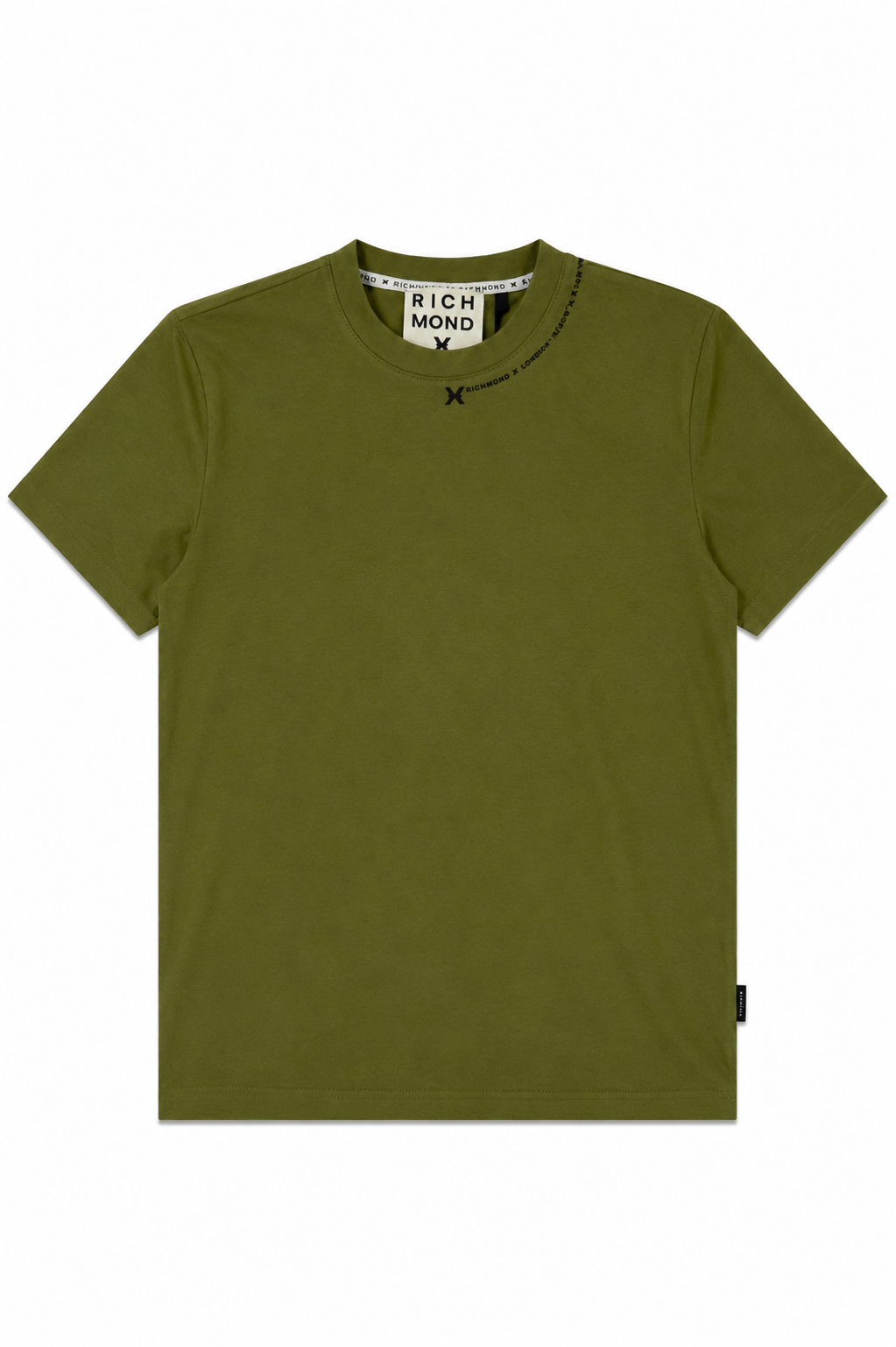 Richmond X Uomo T-shirt UMP26037TS Verde militare