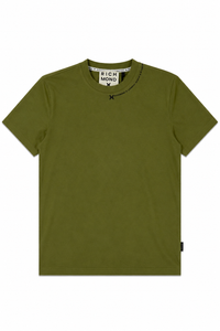 Richmond X Uomo T-shirt UMP26037TS Verde militare