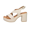Ariel Damen Sandale mit Absatz 17236 Beige/Leder