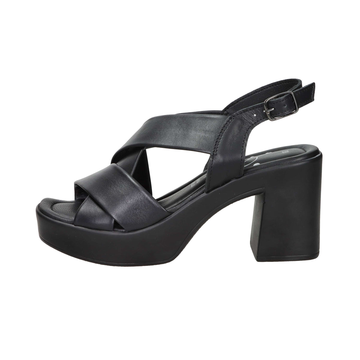 Ariel Damen Sandale mit Absatz 17236 Schwarz
