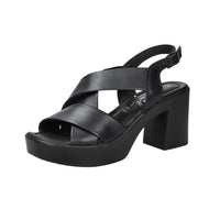 Ariel Damen Sandale mit Absatz 17236 Schwarz