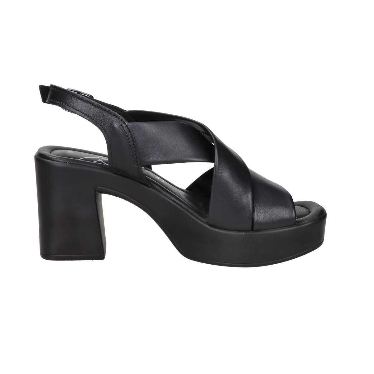 Ariel Damen Sandale mit Absatz 17236 Schwarz