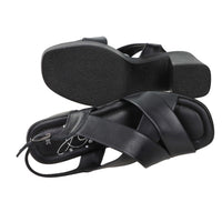 Ariel Damen Sandale mit Absatz 17236 Schwarz