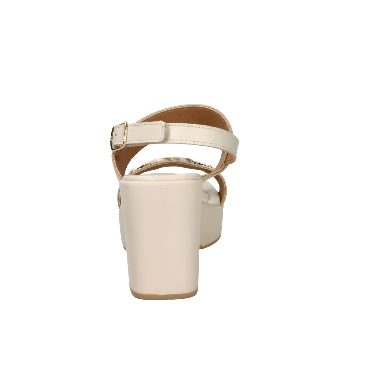 Ariel Mujer Sandalia con tacón 17238 Beige