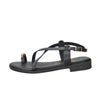 Ariel Mujer Sandalia baja 17247 Negro