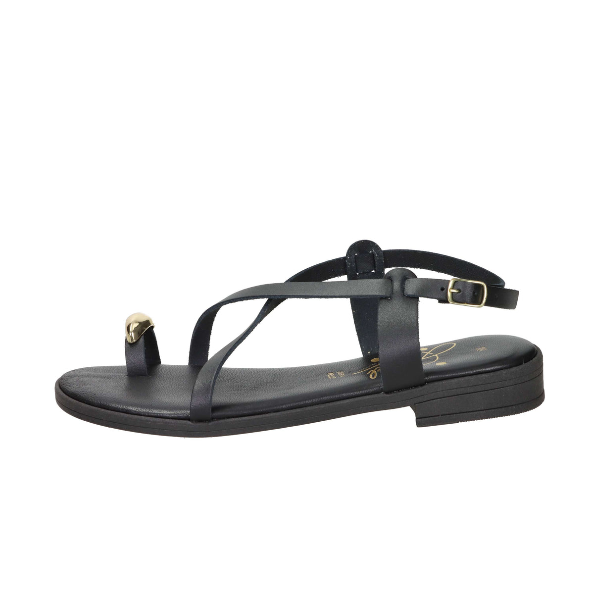 Ariel Mujer Sandalia baja 17247 Negro