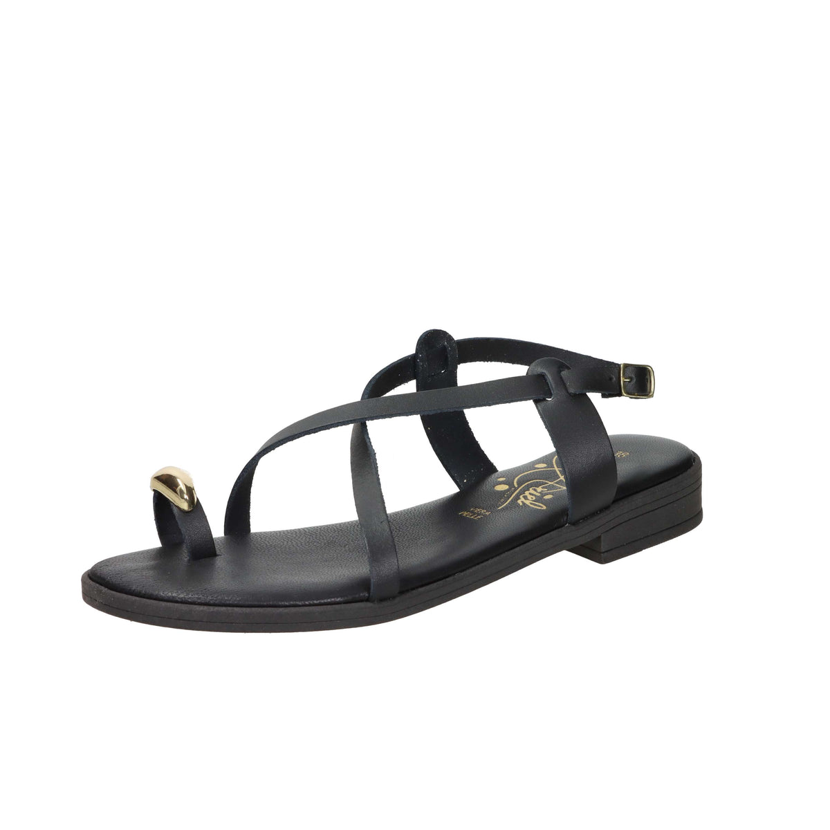 Ariel Mujer Sandalia baja 17247 Negro