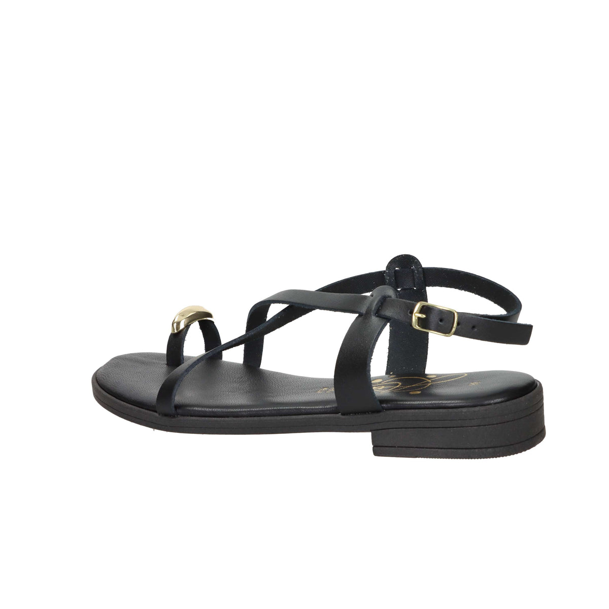 Ariel Mujer Sandalia baja 17247 Negro