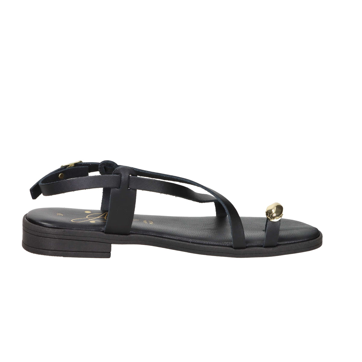 Ariel Mujer Sandalia baja 17247 Negro