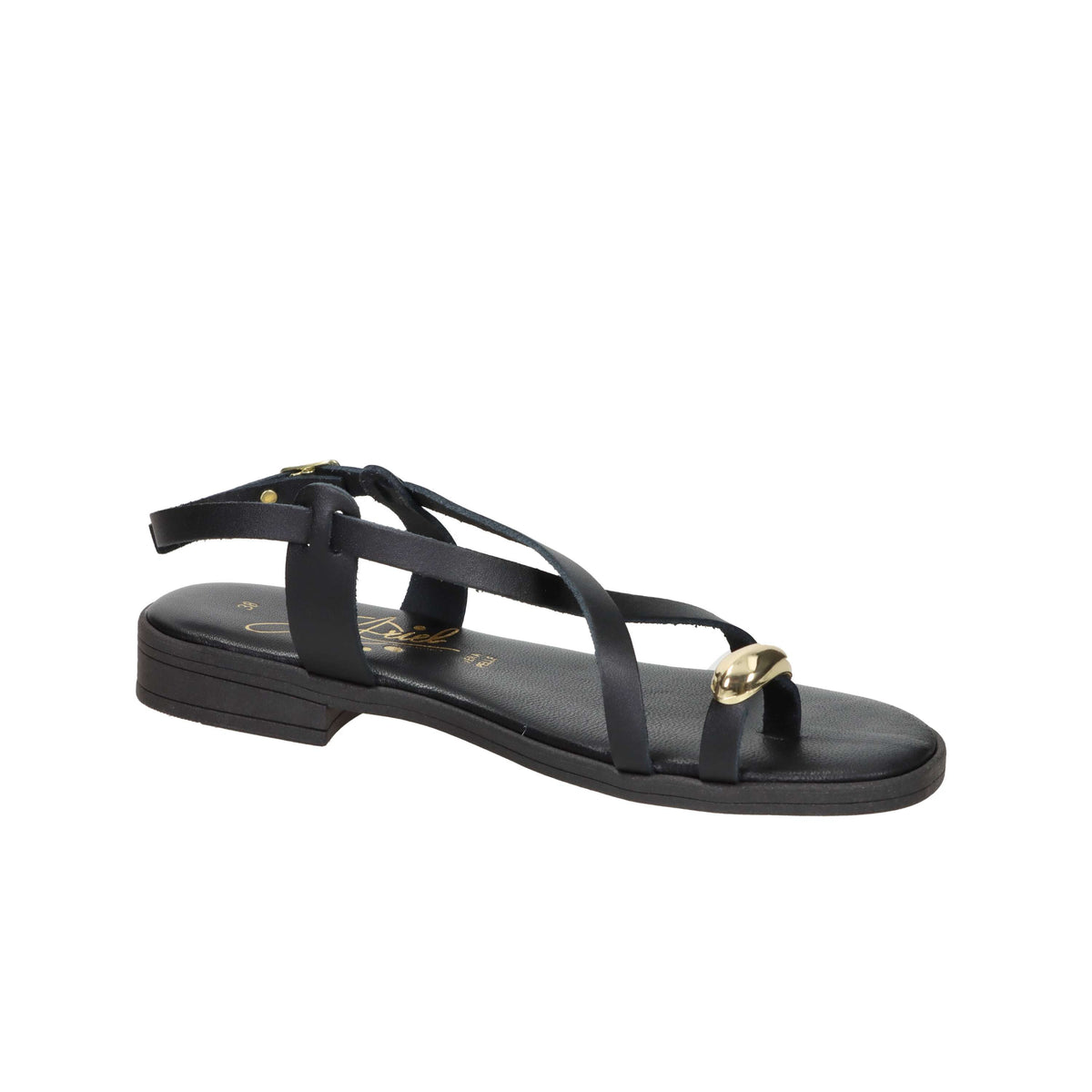 Ariel Mujer Sandalia baja 17247 Negro