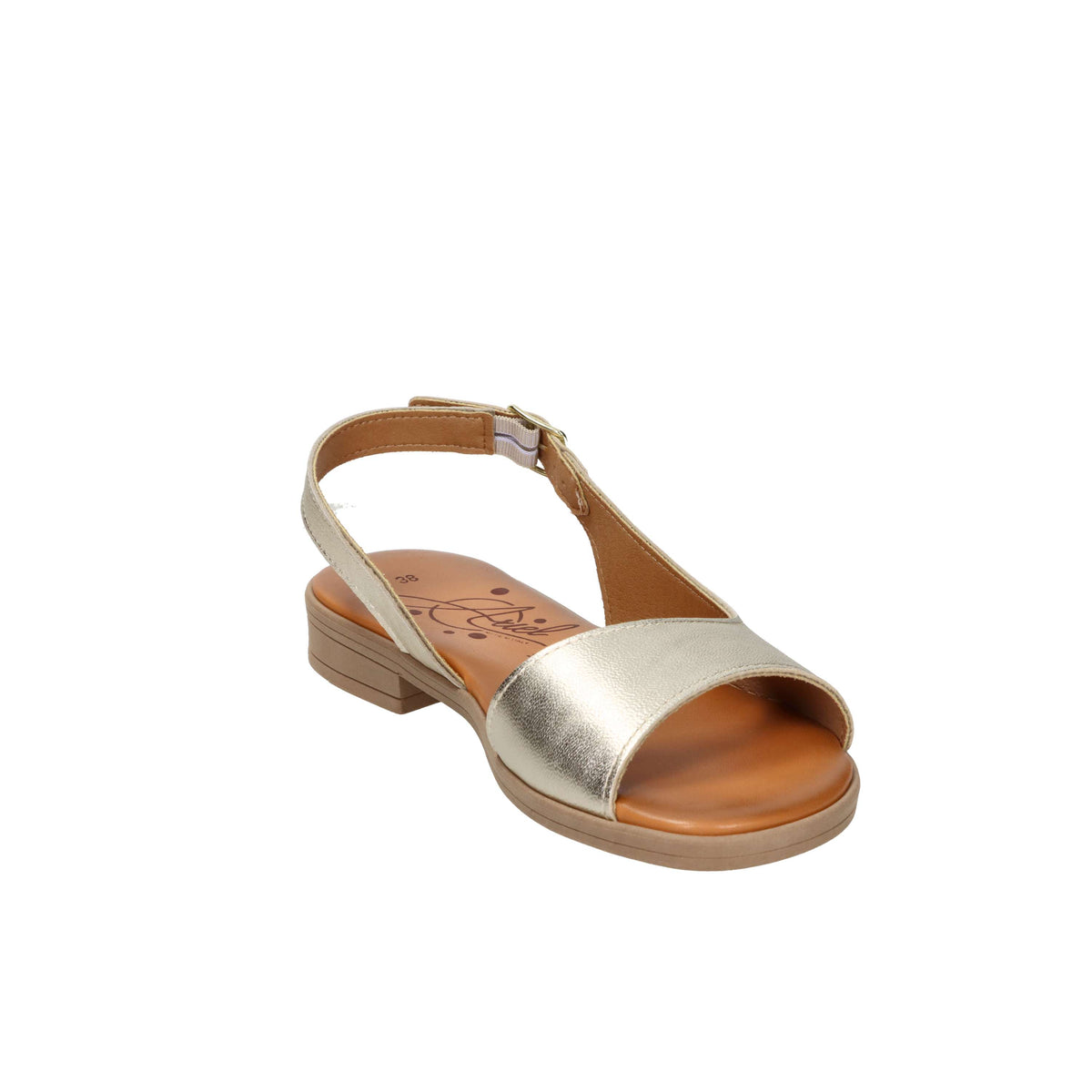 Sandalia baja para mujer Ariel 16990 Platino