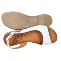 Sandalia baja para mujer Ariel 16990 Blanco