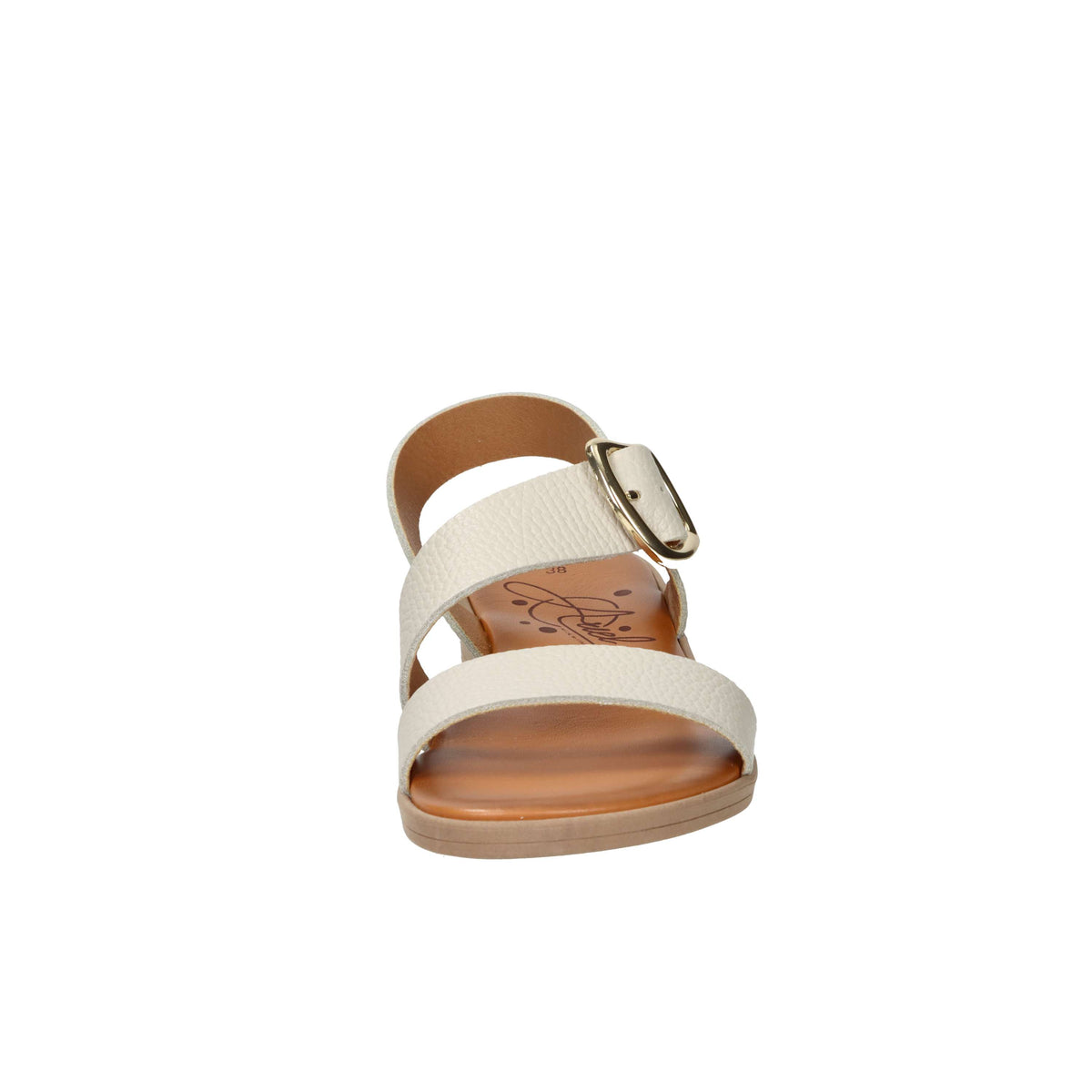 Sandalia baja para mujer Ariel 17070 Beige
