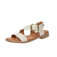 Sandalia baja para mujer Ariel 17070 Beige