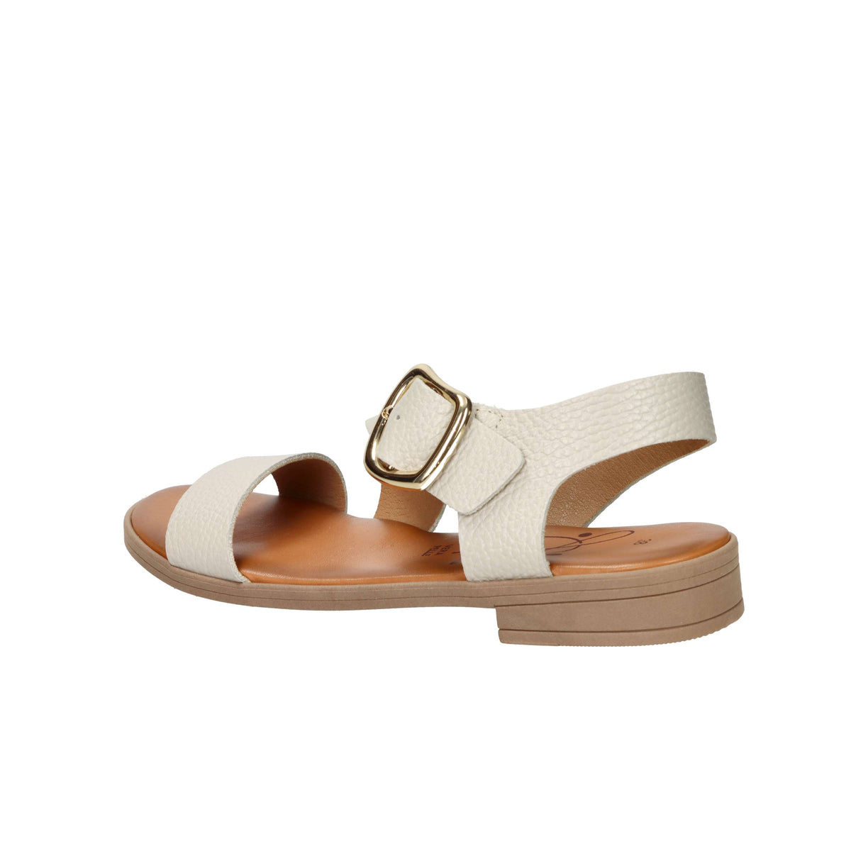 Sandalia baja para mujer Ariel 17070 Beige