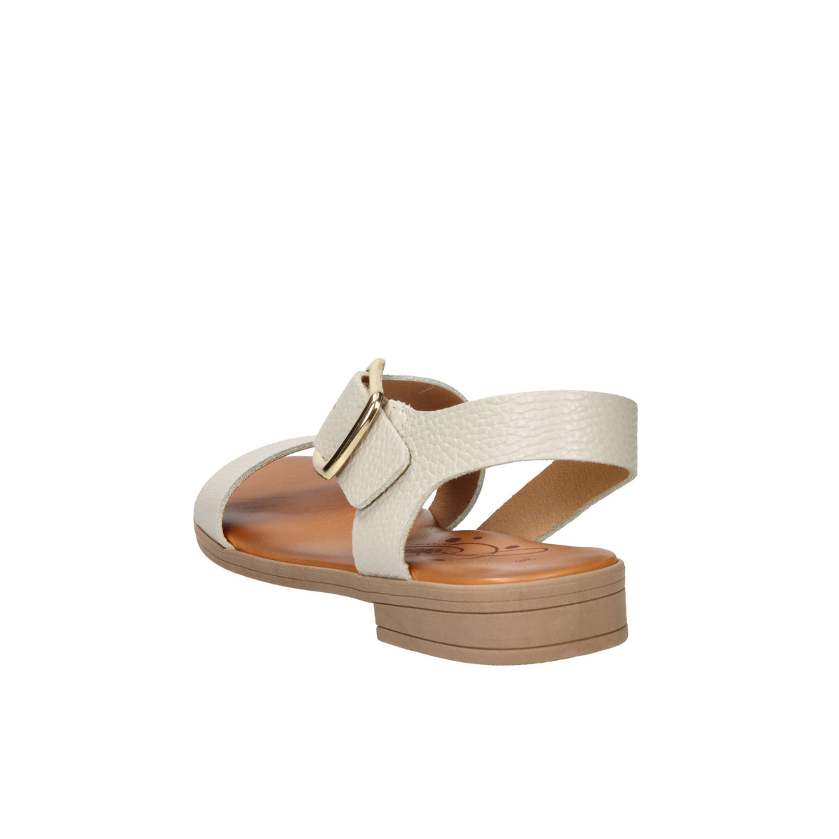Sandalia baja para mujer Ariel 17070 Beige