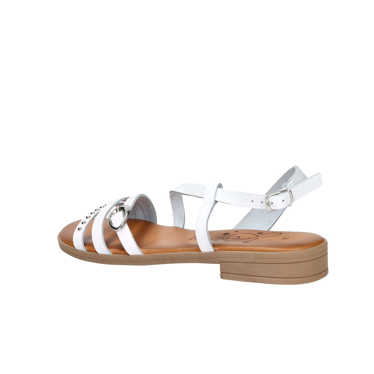 Sandalia baja para mujer Ariel 17090 Blanco