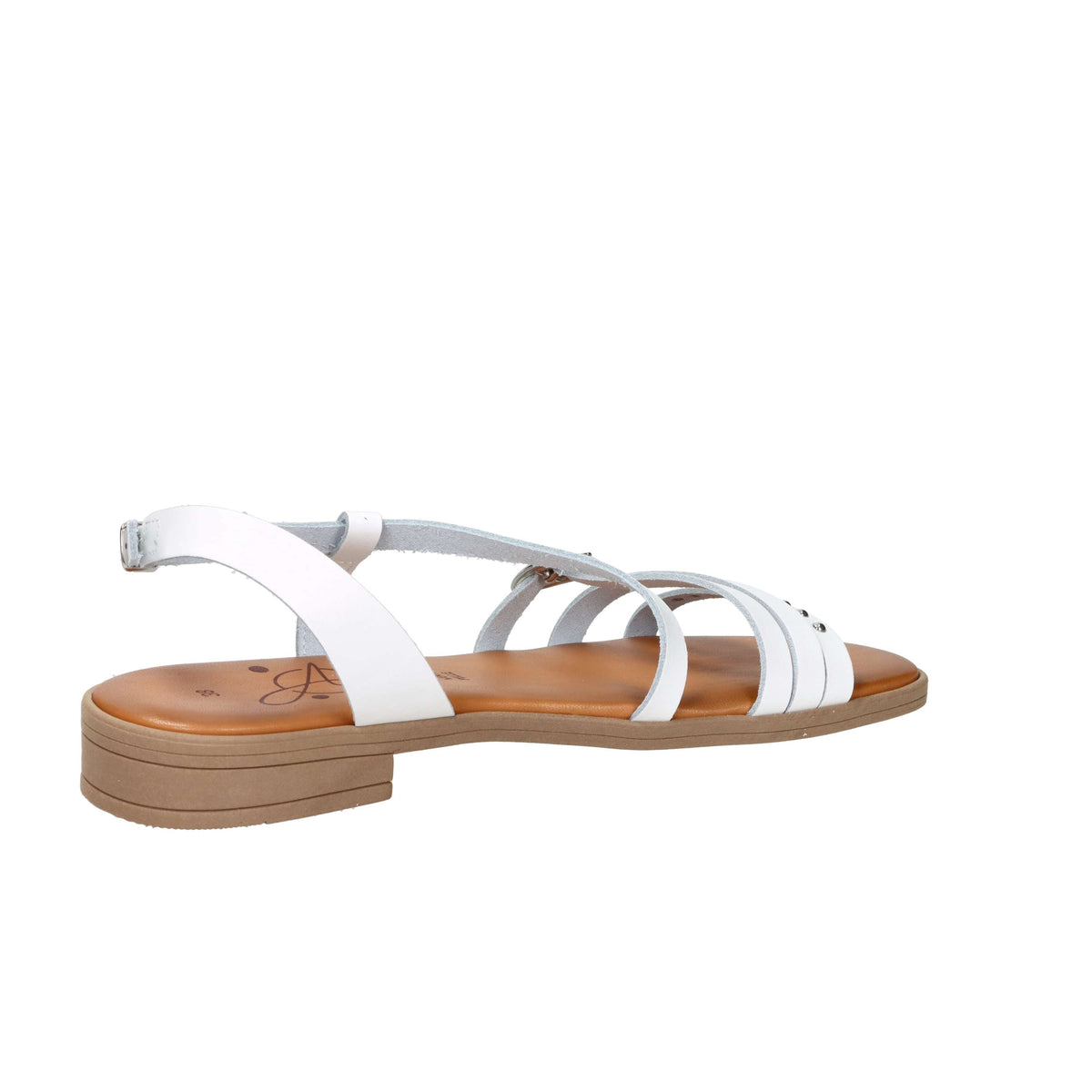 Sandalia baja para mujer Ariel 17090 Blanco